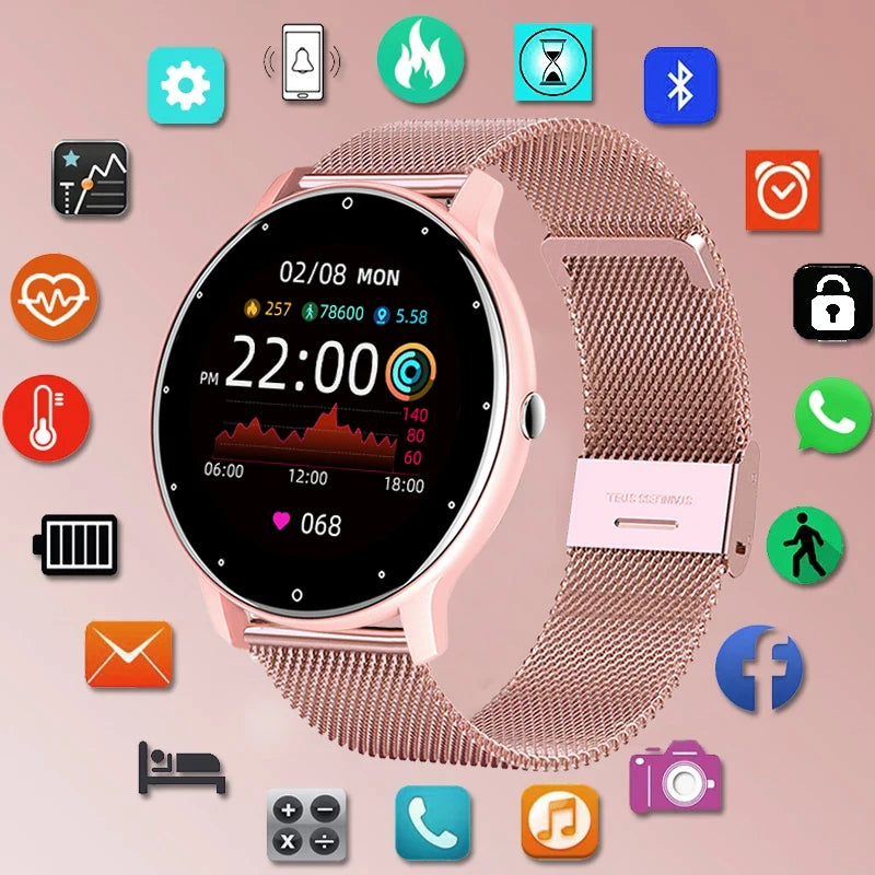 Smart watch Ladies Full touch Screen Sports