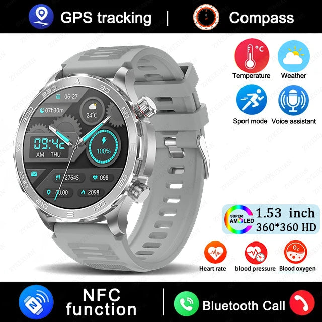 Smart Watch Huawei AMOLED HD, NFC, GPS Sports