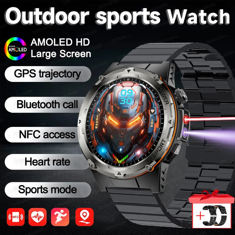 Smartwatch Sports 2025 GPS NFC