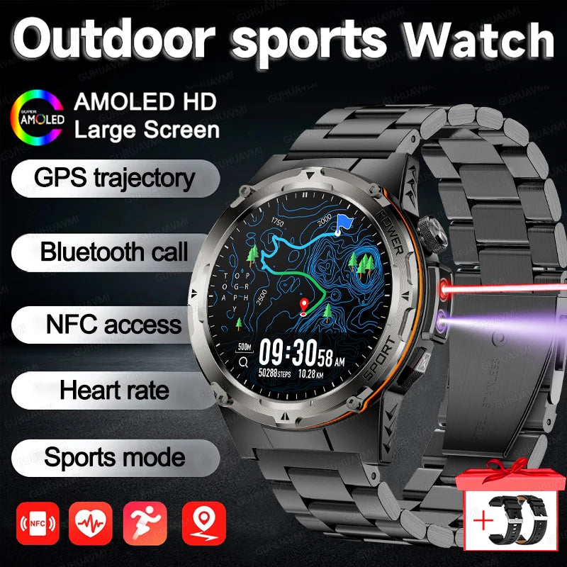 Smartwatch Sports 2025 GPS NFC