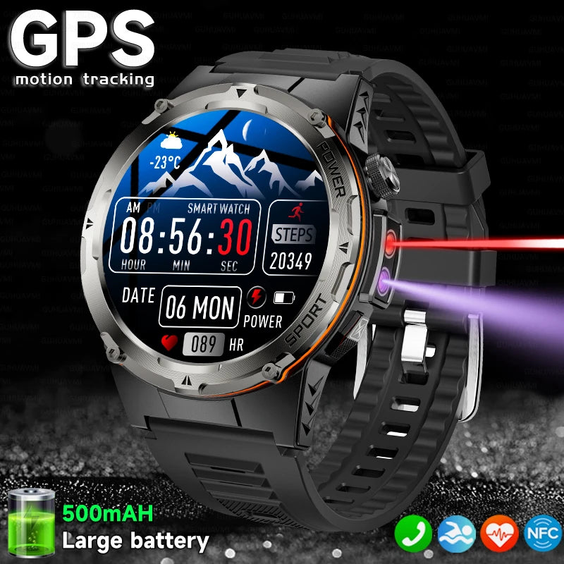 Smartwatch Sports 2025 GPS NFC