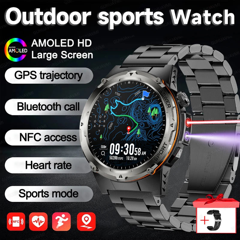 Smartwatch Sports 2025 GPS NFC