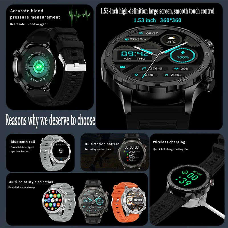 Smart Watch Huawei AMOLED HD, NFC, GPS Sports