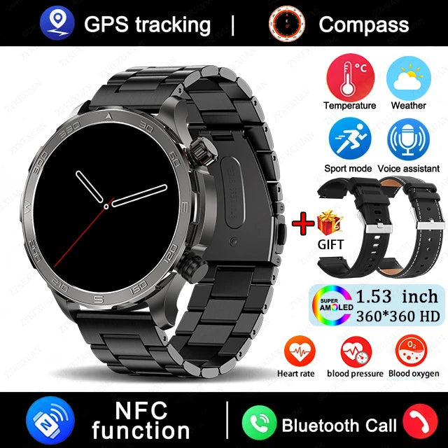 Smart Watch Huawei AMOLED HD, NFC, GPS Sports