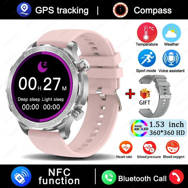 Smart Watch Huawei AMOLED HD, NFC, GPS Sports