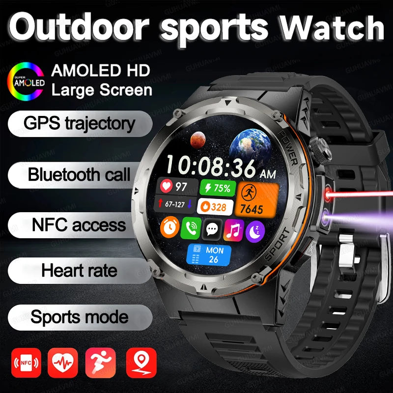 Smartwatch Sports 2025 GPS NFC