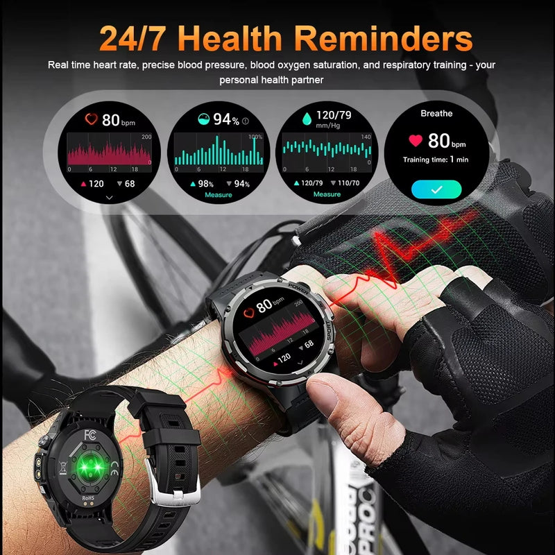 Smartwatch Sports 2025 GPS NFC